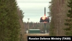 Випробування в Росії міжконтинентальної балістичної ракети «Ярс», ілюстративне фото