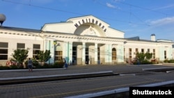 Здание железнодорожного вокзала в Мелитополе, 2020-й год