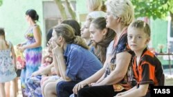 Беженцы с востока Украины