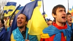 Митиг "За единую Украину" в Донецке