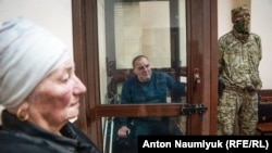 Крымскотатарский активист Эдем Бекиров на суде в Симферополе, архивное фото