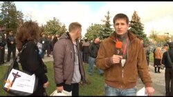 Репортаж от здания Мосгорсуда Репортаж от здания Мосгорсуда