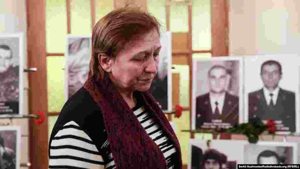 Ніна Брановицька, мама загиблого «кіборга» Ігоря Брановицького, на вечері пам’яті у Центральному будинку офіцерів Збройних сил України