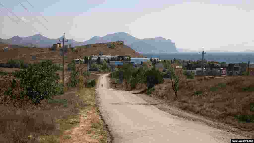 Дорога к винзаводу «Солнечная Долина»