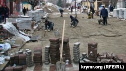 Реконструкция симферопольских улиц, декабрь 2016 года