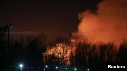 Пожар на территории колонии