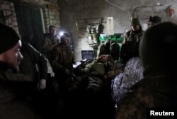 Надання допомоги в госпіталі під Бахмутом