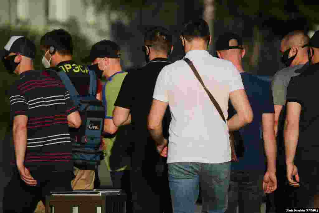 Затрыманьне апэратара Свабоды Андрэя Рабчыка. 