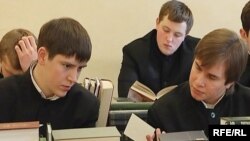 At the seminary, students live, learn, and eat together