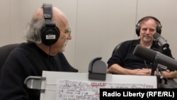 Соломон Волков и Александр Генис в Нью-йоркской студии Свободы