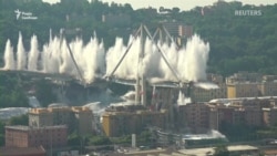 У Генуї знищили залишки трагічного мосту, який забрав життя 43 людей – відео У Генуї знищили залишки трагічного мосту, який забрав життя 43 людей – відео