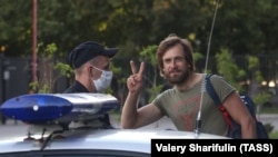 Издатель "Медиазоны" и участник Pussy Riot Пётр Верзилов