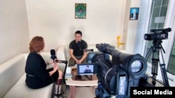 Zorik Zygbin, a tank commander from Russia's 5th Separate Guards Tank Brigade, was hospitalized in a Belarusian hospital, returned to battle, then lost his leg in February 2023.