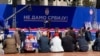 Gathering of the government's supporters under the slogan "We will not give Serbia", Belgrade, 12 April 2025