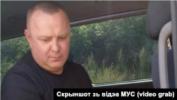 Віктар Рэцкі, скрыншот зь відэа МУС