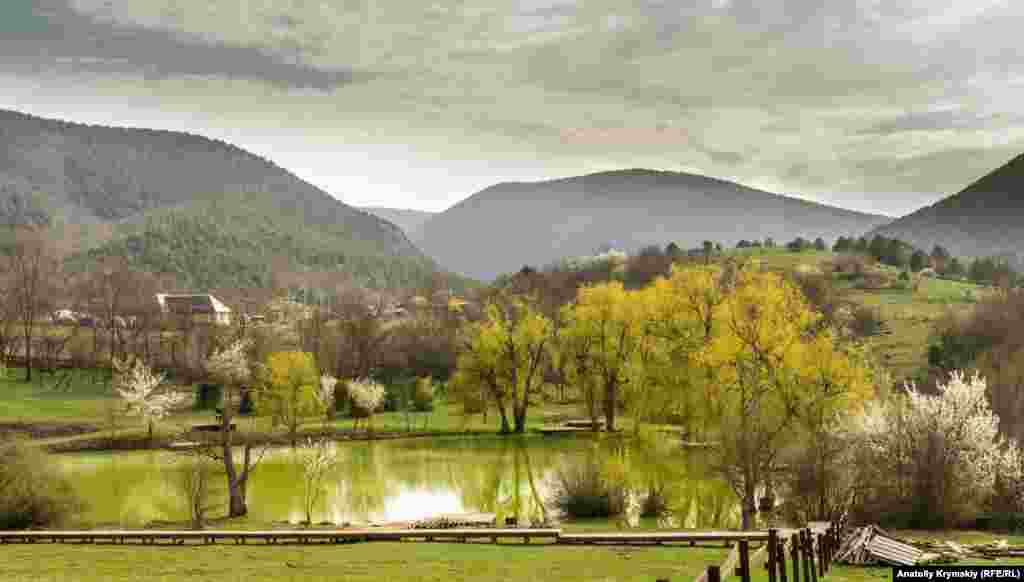 Пруд на территории «Узунджи»