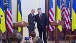 Санкції треба зберігати до виконання Росією Мінських угод – Байден (відео) Санкції треба зберігати до виконання Росією Мінських угод – Байден (відео)