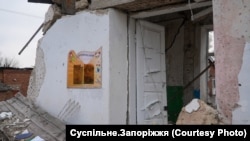 Село Камышеваха Запорожской области, руины помещения местной гимназии