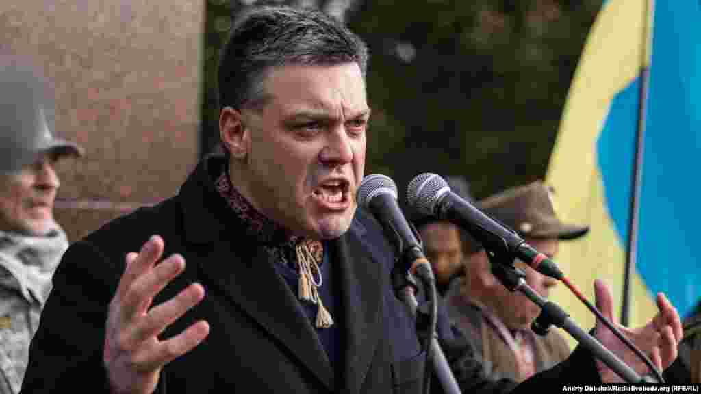 Лідер ВО «Свобода», народний депутат Олег Тягнибок