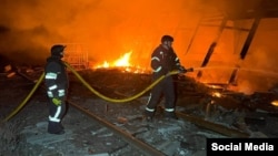 Ілюстраційне фото. Ліквідація наслідків удару російського дрона по Харкову, 23 березня 2025 року