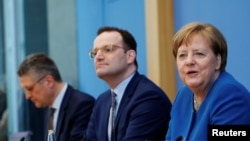 Пресс-конференция с участием Ангелы Меркель