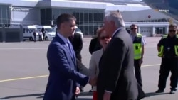 Госсекретарь США Тиллерсон прибыл в Украину (видео) Госсекретарь США Тиллерсон прибыл в Украину (видео)