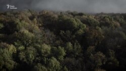 Туман у Києві. Відео з дрона Туман у Києві. Відео з дрона