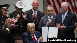 Дональд Трамп після підписання указу про реформу поліції, Білий дім, Вашингтон, 16 червня 2020 року