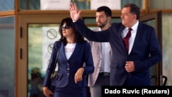 Milorad Dodik, predsjednik RS-a, sa suprugom i sinom Igorom Dodikom, 2016.