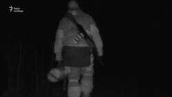 Нічний підйом на терикон поблизу міста Золоте Нічний підйом на терикон поблизу міста Золоте