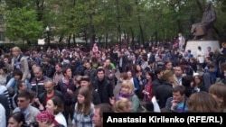 "Народные гулянья" на Чистых прудах