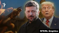 Президент Украины Владимир Зеленский и президент США Дональд Трамп. Коллаж