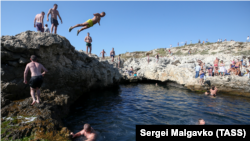 Мыс Тарханкут, восточный Крым. Архивное фото