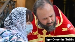 Богослужение под открытым небом в Краснодаре