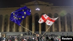 Антиурядовий мітинг у Тбідісі, фото ілюстративне