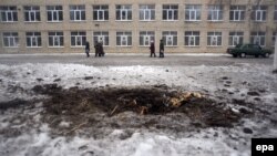 Авдіївка після обстрілу, 6 лютого 2017 року