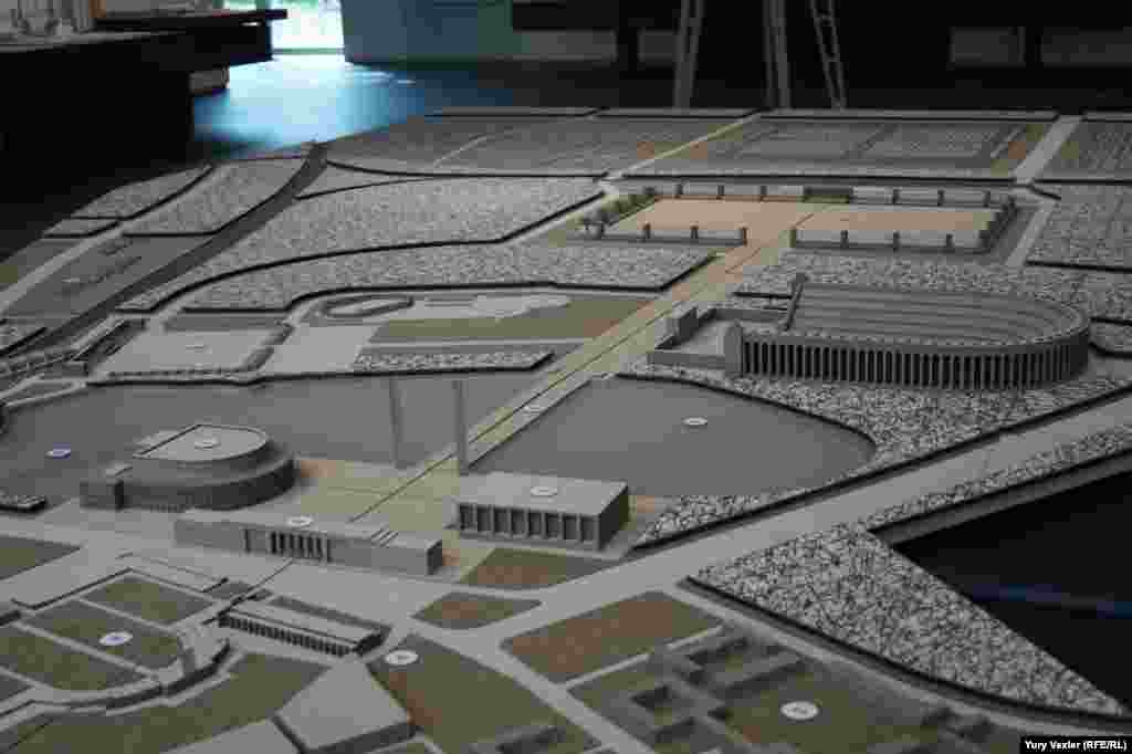 Макет "территории съездов" на берлинской выставке.