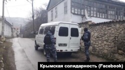 Обшук у будинку Сейдамета Мустафаєва, Бахчисарай, окупований Крим, 11 березня 2020 року