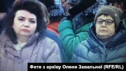 Олена Звальна (справа) під час обміну