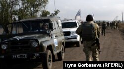 Представители ОБСЕ возле Богданівки. 4 октября 2016 года