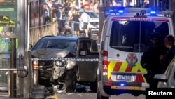 Місце інциденту в Мельбурні, 21 грудня 2017 року