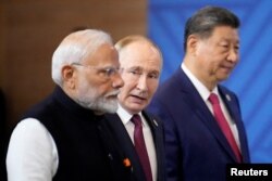 Нарендра Моди, Владимир Путин, Си Цзиньпин