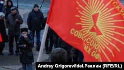 Коммунистический митинг в Казани. Архивное, иллюстративное фото