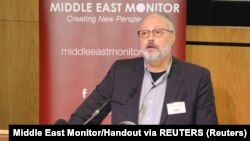 Jamal Khashoggi na događaju u Londonu, 29. septembar 2018.