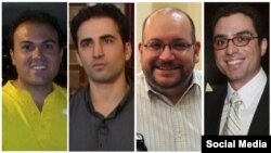 Ирано-американские заключенные в Иране (журналист "Вашингтон пост" Джейсон Резаян – второй справа)