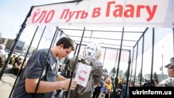 Ілюстраційне фото. Відзначення річниці провалу «російської весни» у Запоріжжі, 2015 рік