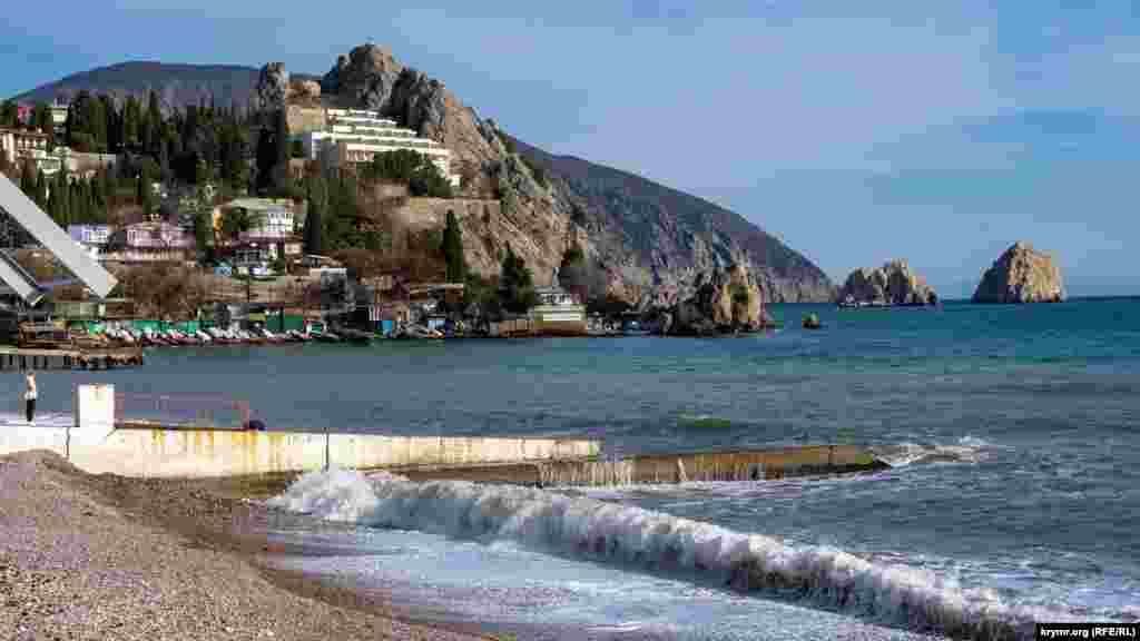 Волнение моря в Гурзуфской бухте – 1 балл