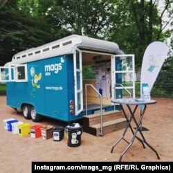 Підприємство Mags має власний пересувний музей вторсировини, бере участь у фестивалях і просвітницьких заходах