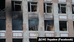 Російська повітряна атака пошкодила приміщення коледжу Національного університету харчових технологій. Сміла, Черкаська область. 29 червня 2025 року