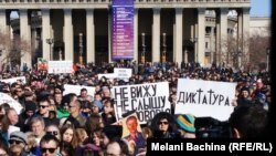 Митинг в Новосибирске. Снимки Мелани Бачиной